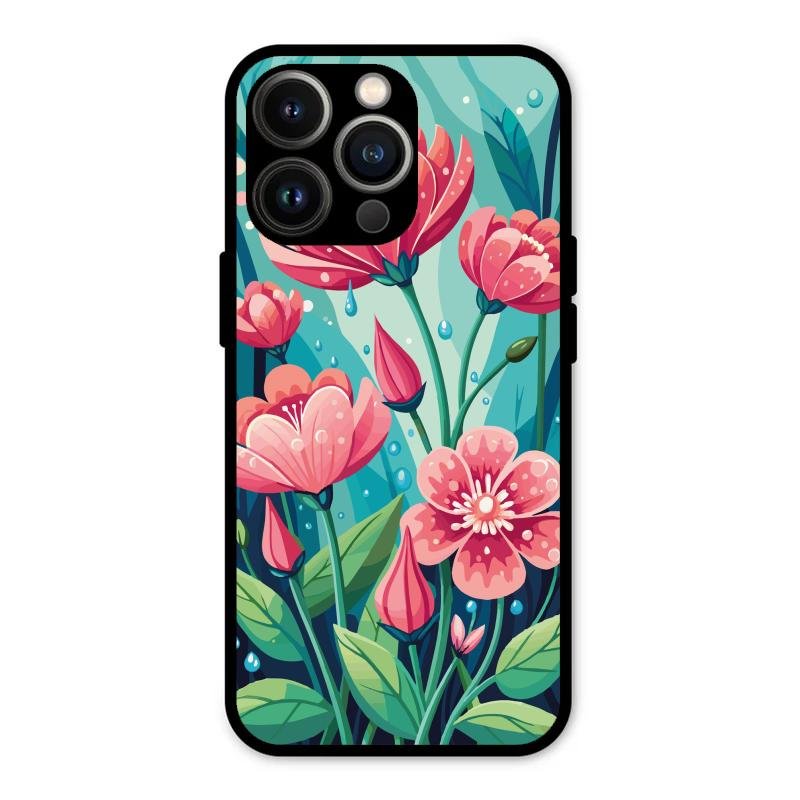 Tears of Spring Glass Case Cover For iPhone 13 Pro