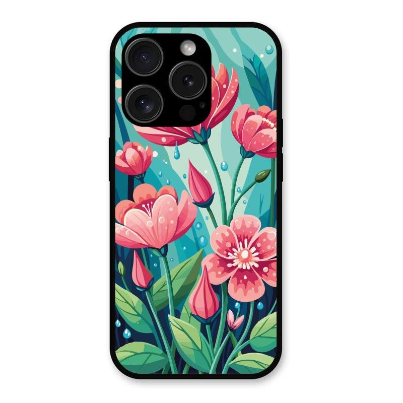 Tears of Spring Glass Case Cover For iPhone 15 Pro