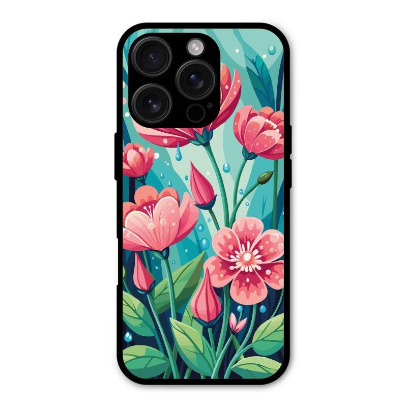 Tears of Spring Glass Case Cover For iPhone 16 Pro
