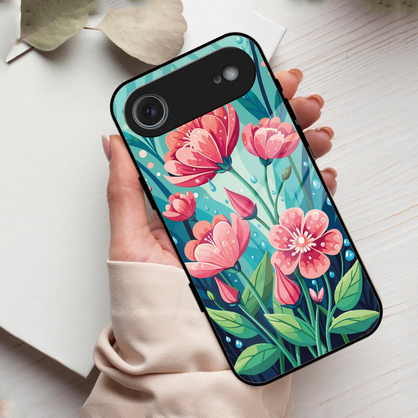 Tears of Spring Glass Case Cover For iPhone