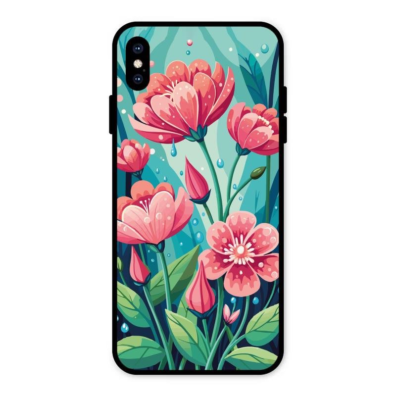 Tears of Spring Glass Case Cover For iPhone XS Max