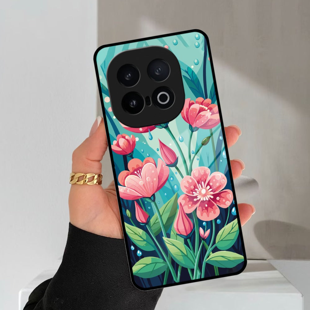 Tears of Spring Glass Case Cover For iQOO