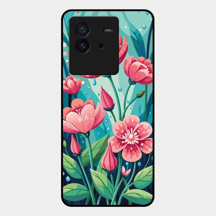 Tears of Spring Glass Case Cover For Iqoo Neo 6 5G