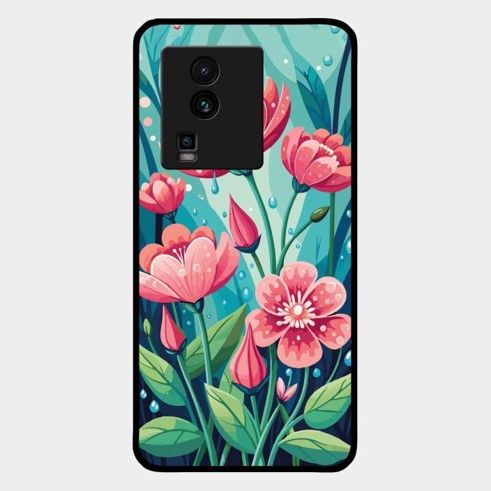 Tears of Spring Glass Case Cover For Iqoo Neo 7 Pro 5G