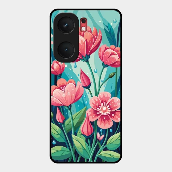 Tears of Spring Glass Case Cover For Iqoo Neo 9 Pro 5G