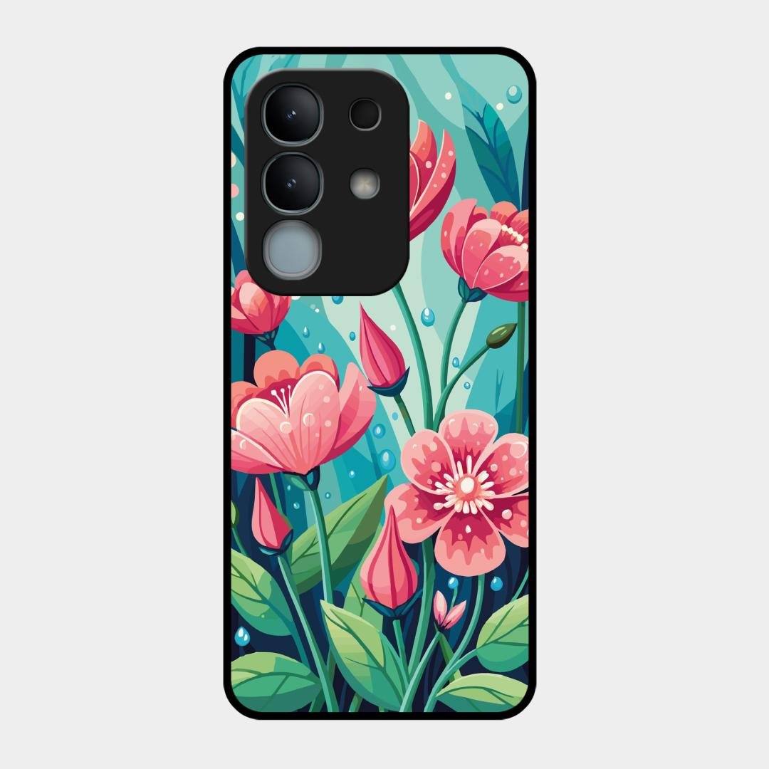 Tears of Spring Glass Case Cover For iQOO Z10x 5G
