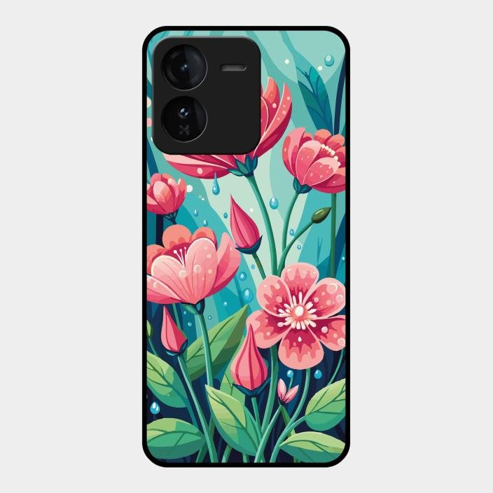 Tears of Spring Glass Case Cover For Iqoo Z9 5G