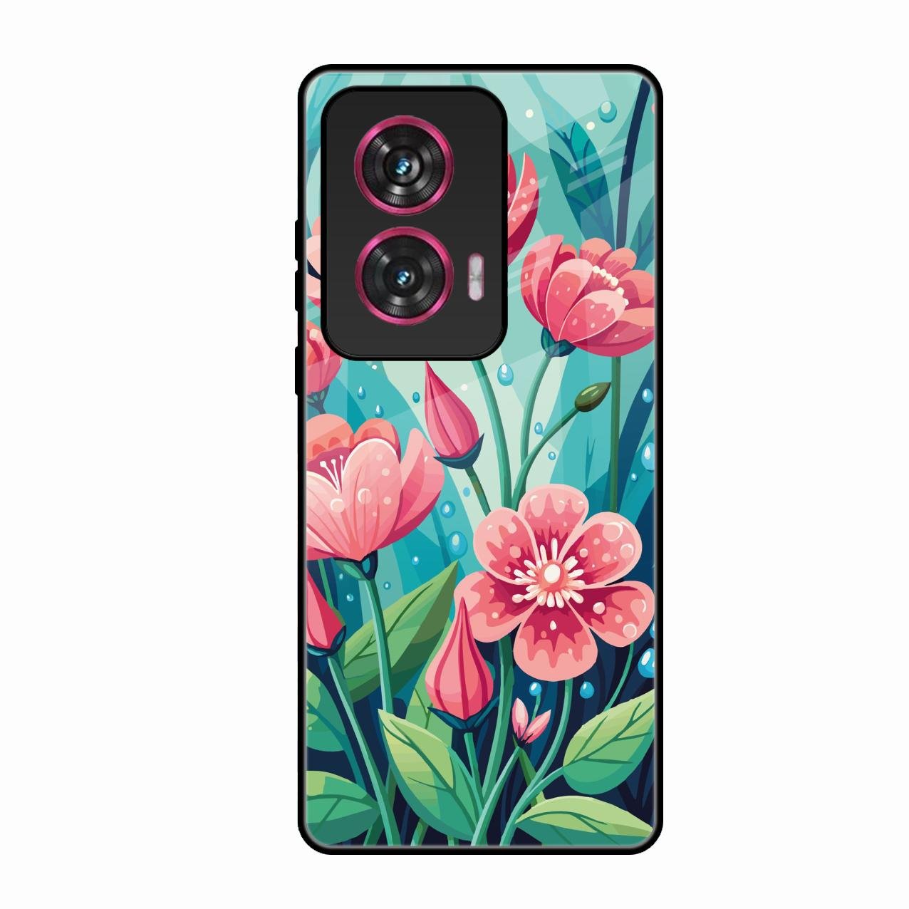 Tears of Spring Glass Case Cover For Motorola Edge 50 Fusion 5G