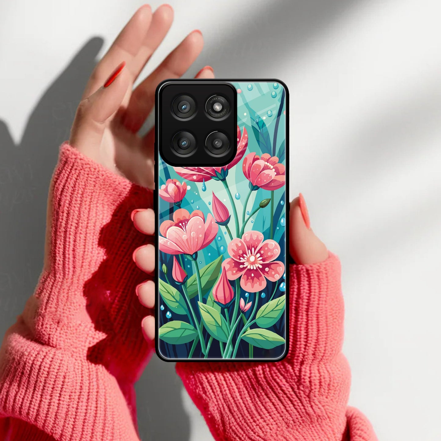 Tears of Spring Glass Case Cover For Motorola