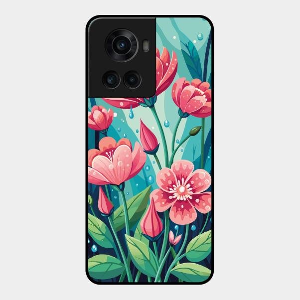 Tears of Spring Glass Case Cover For Oneplus 10R 5G