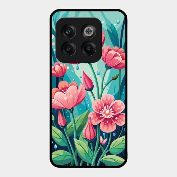 Tears of Spring Glass Case Cover For Oneplus 10T 5G