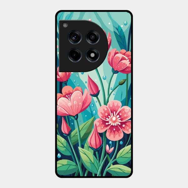 Tears of Spring Glass Case Cover For Oneplus 12R 5G