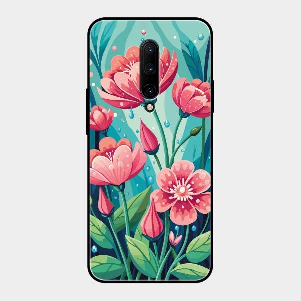 Tears of Spring Glass Case Cover For Oneplus 7 Pro