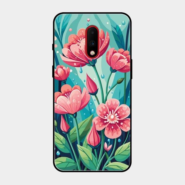 Tears of Spring Glass Case Cover For Oneplus 7