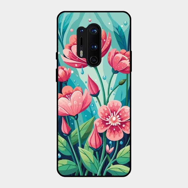 Tears of Spring Glass Case Cover For Oneplus 8 Pro