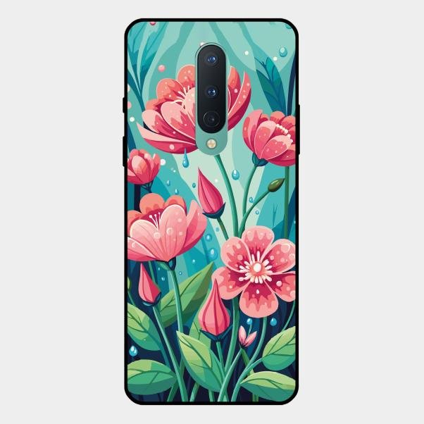 Tears of Spring Glass Case Cover For Oneplus 8