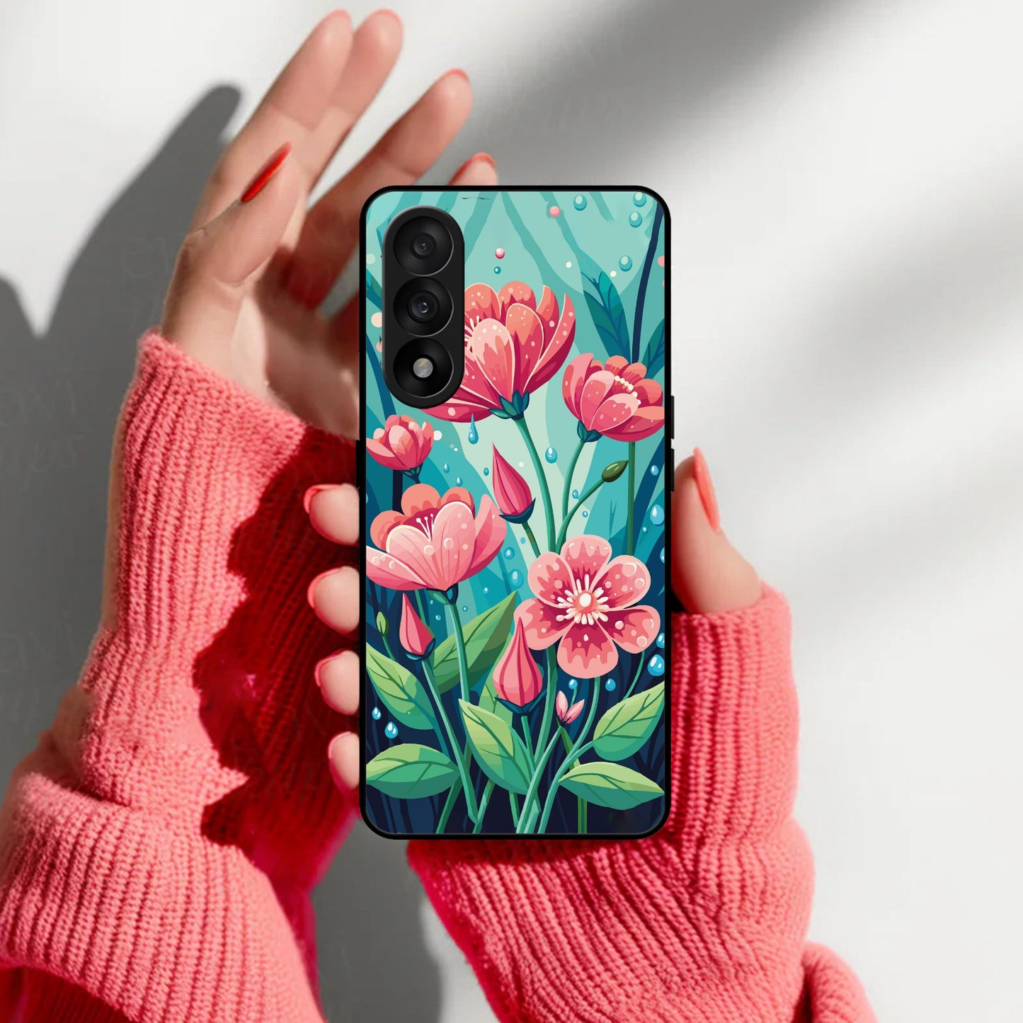 Tears of Spring Glass Case Cover For OnePlus
