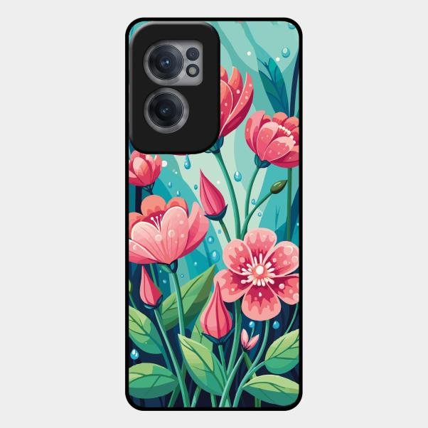 Tears of Spring Glass Case Cover For Oneplus Nord Ce 2 5G