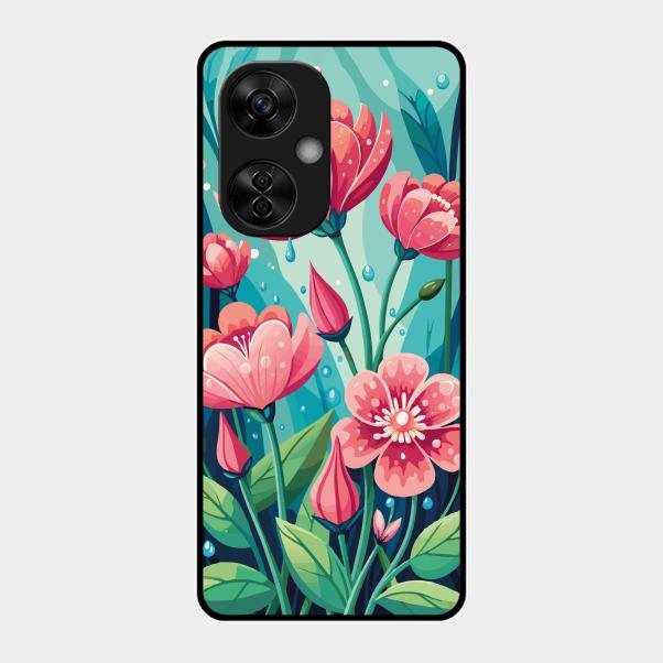Tears of Spring Glass Case Cover For Oneplus Nord Ce 3 Lite 5G