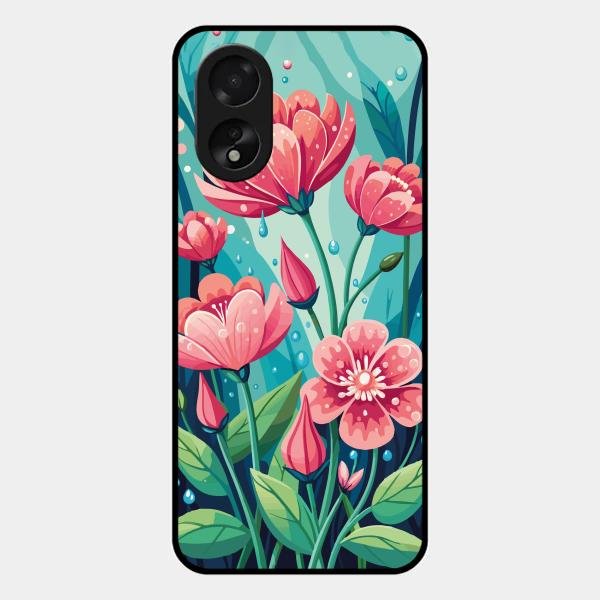 Tears of Spring Glass Case Cover For Oppo A38