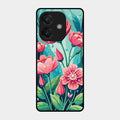 Tears of Spring Glass Case Cover For Oppo A3X 5G
