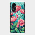 Tears of Spring Glass Case Cover For Oppo A58