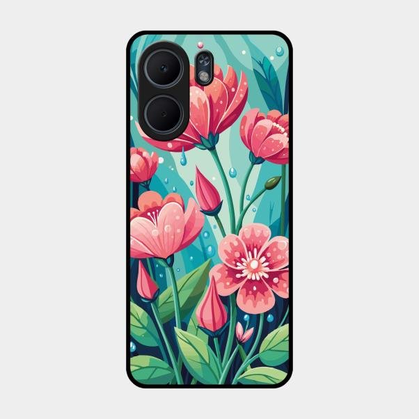 Tears of Spring Glass Case Cover For Oppo A5X 5G