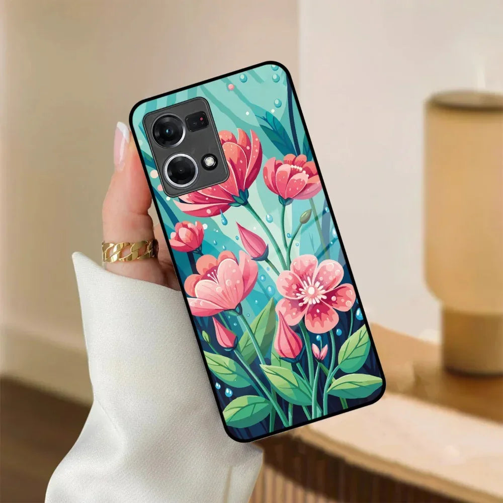 Tears of Spring Glass Case Cover For Oppo - ShopOnCliQ