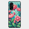Tears of Spring Glass Case Cover For Oppo F23 5G