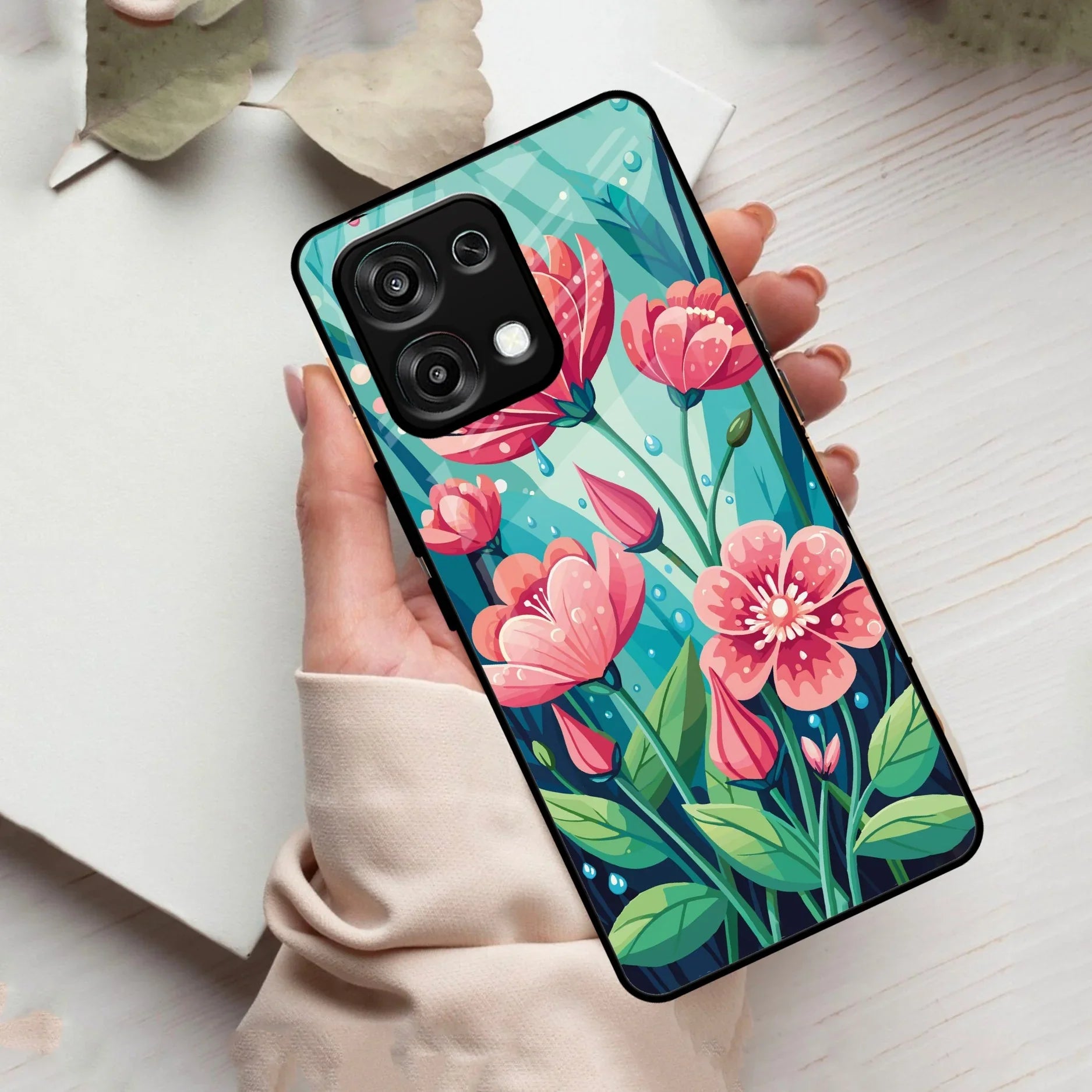 Tears of Spring Glass Case Cover For Oppo