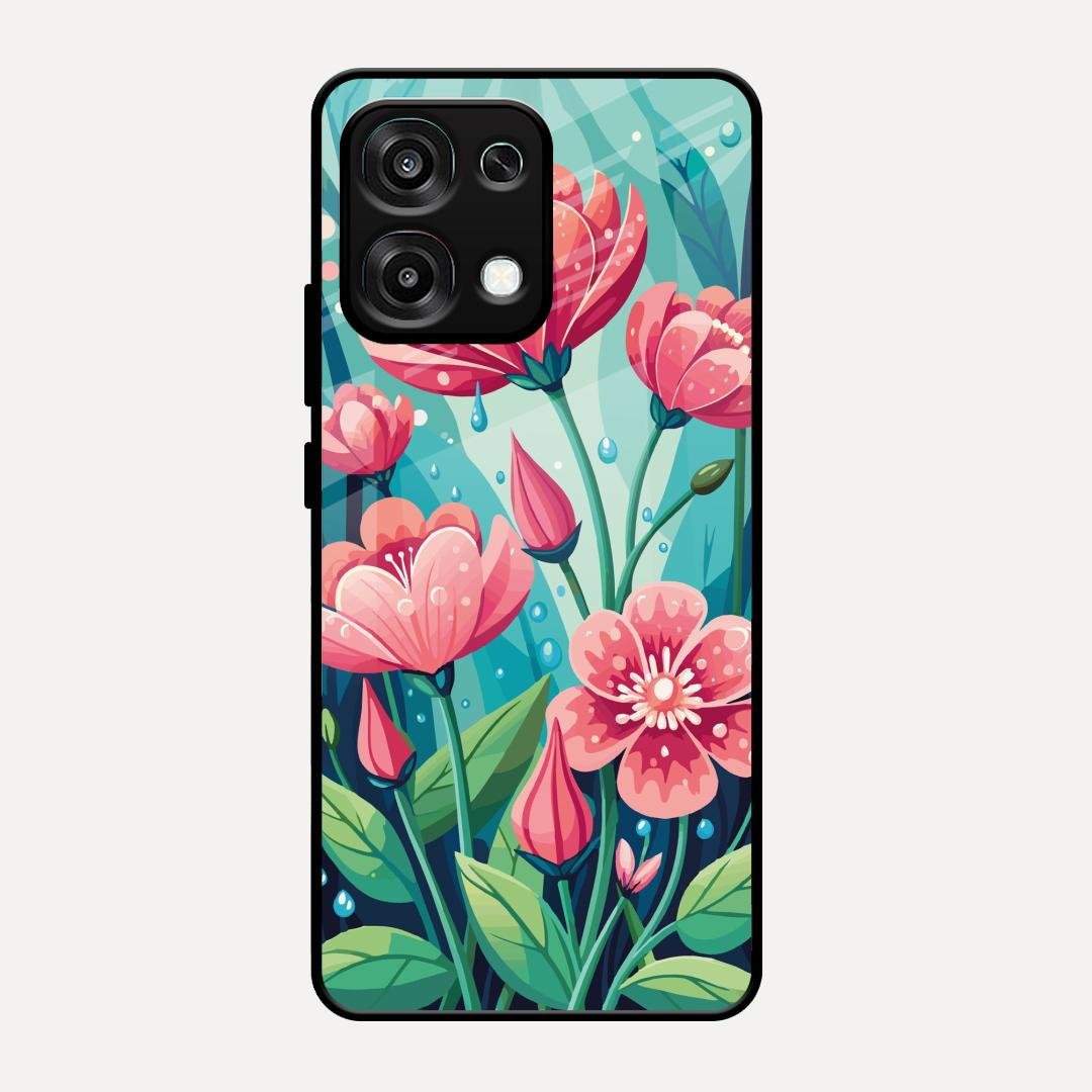 Tears of Spring Glass Case Cover For Oppo F31 5G