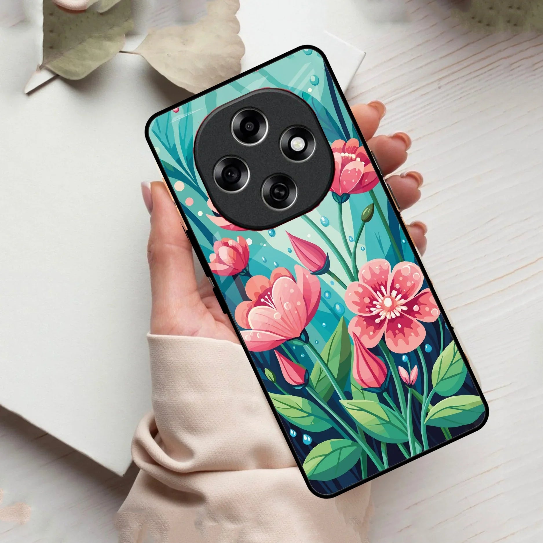Tears of Spring Glass Case Cover For Oppo