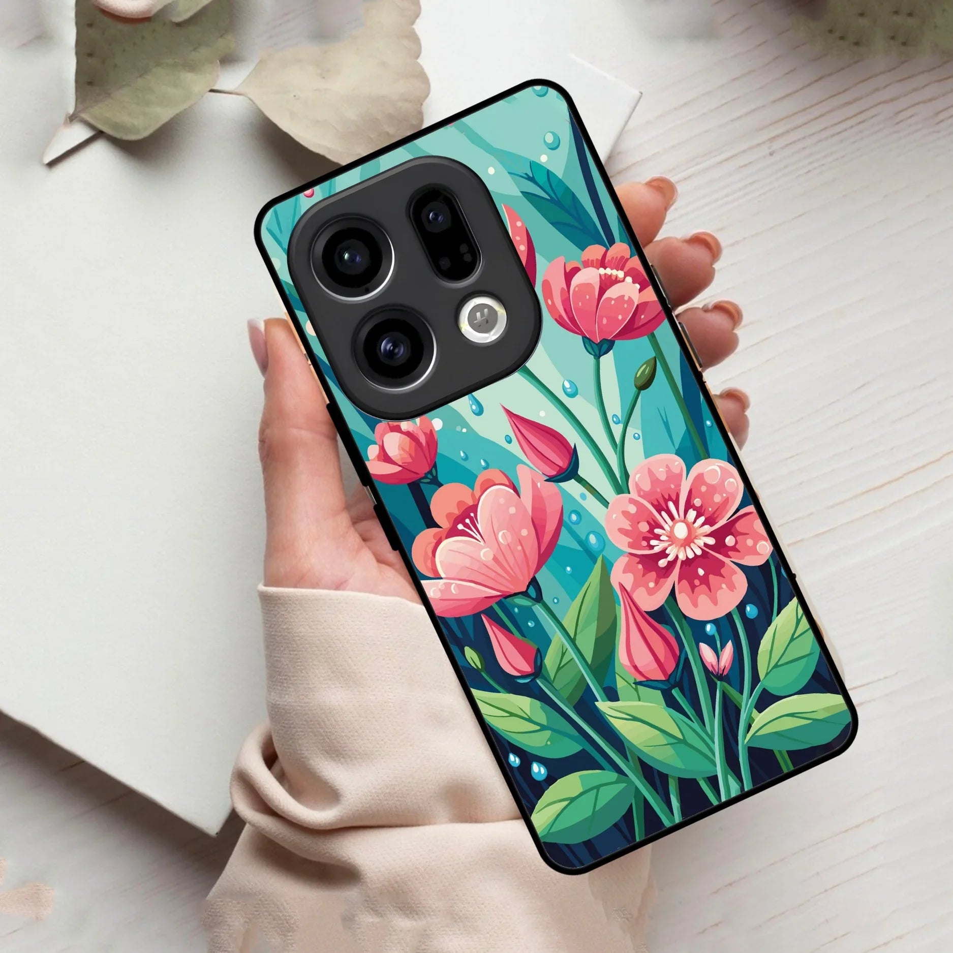 Tears of Spring Glass Case Cover For Oppo
