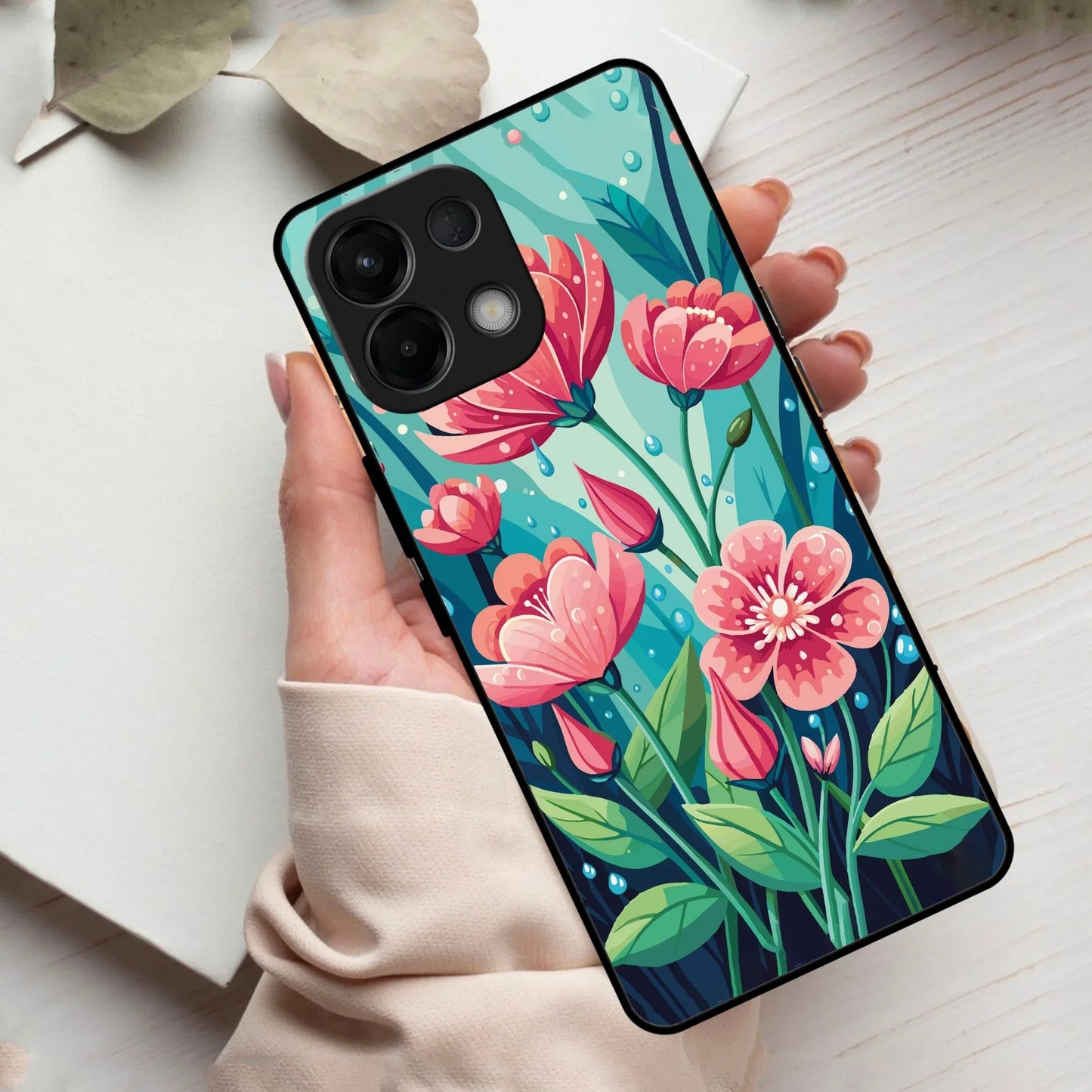Tears of Spring Glass Case Cover For Oppo - ShopOnCliQ