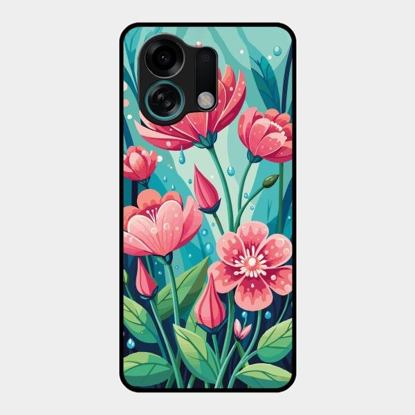 Tears of Spring Glass Case Cover For Oppo K13 Turbo 5G