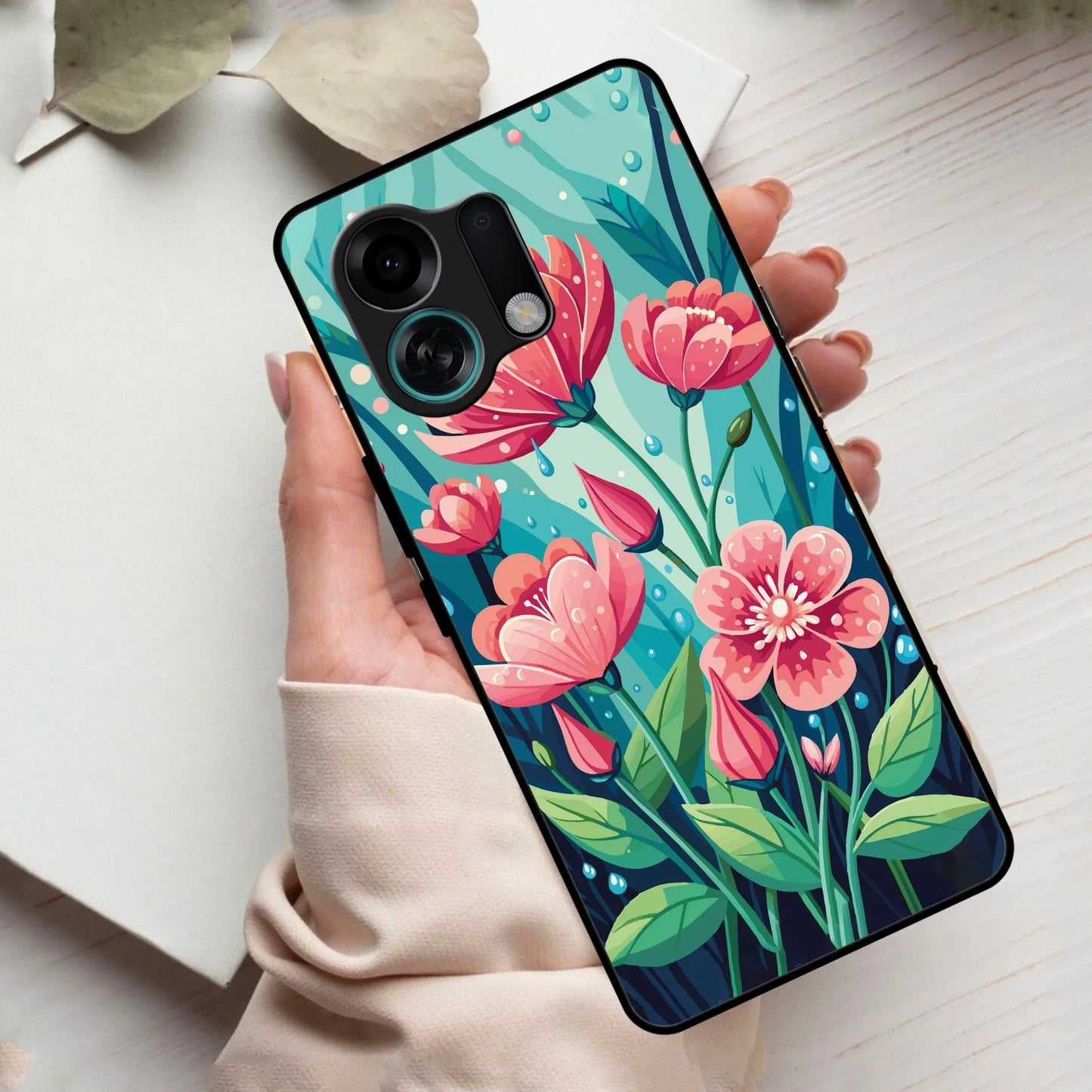 Tears of Spring Glass Case Cover For Oppo - ShopOnCliQ