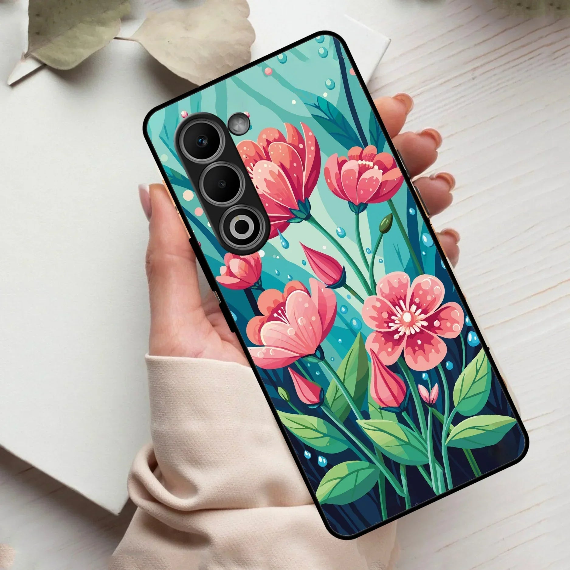 Tears of Spring Glass Case Cover For Oppo - ShopOnCliQ