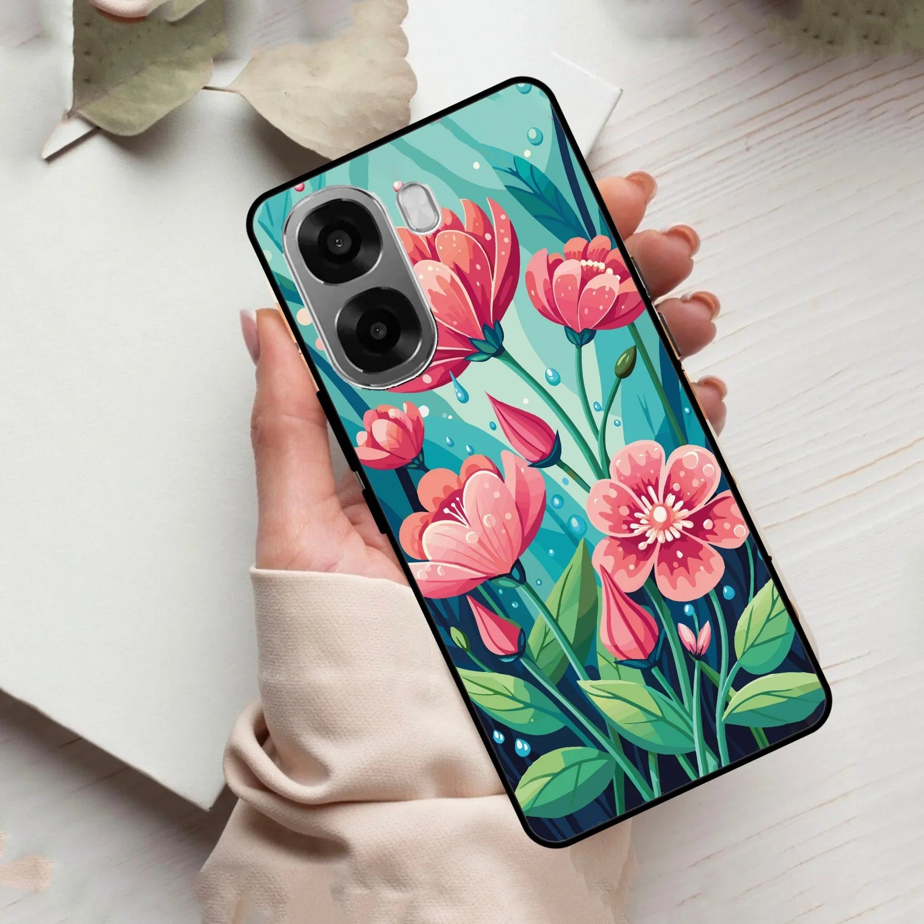 Tears of Spring Glass Case Cover For Oppo