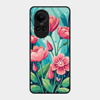 Tears of Spring Glass Case Cover For Oppo Reno 10 5G