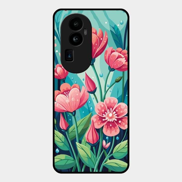 Tears of Spring Glass Case Cover For Oppo Reno 10 Pro Plus 5G