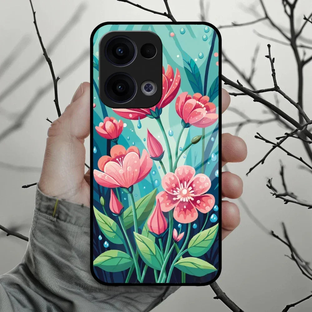 Tears of Spring Glass Case Cover For Oppo - ShopOnCliQ