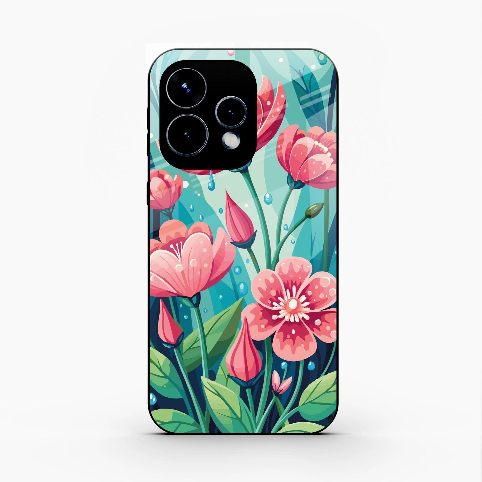 Tears of Spring Glass Case Cover For Oppo Reno 15 5G