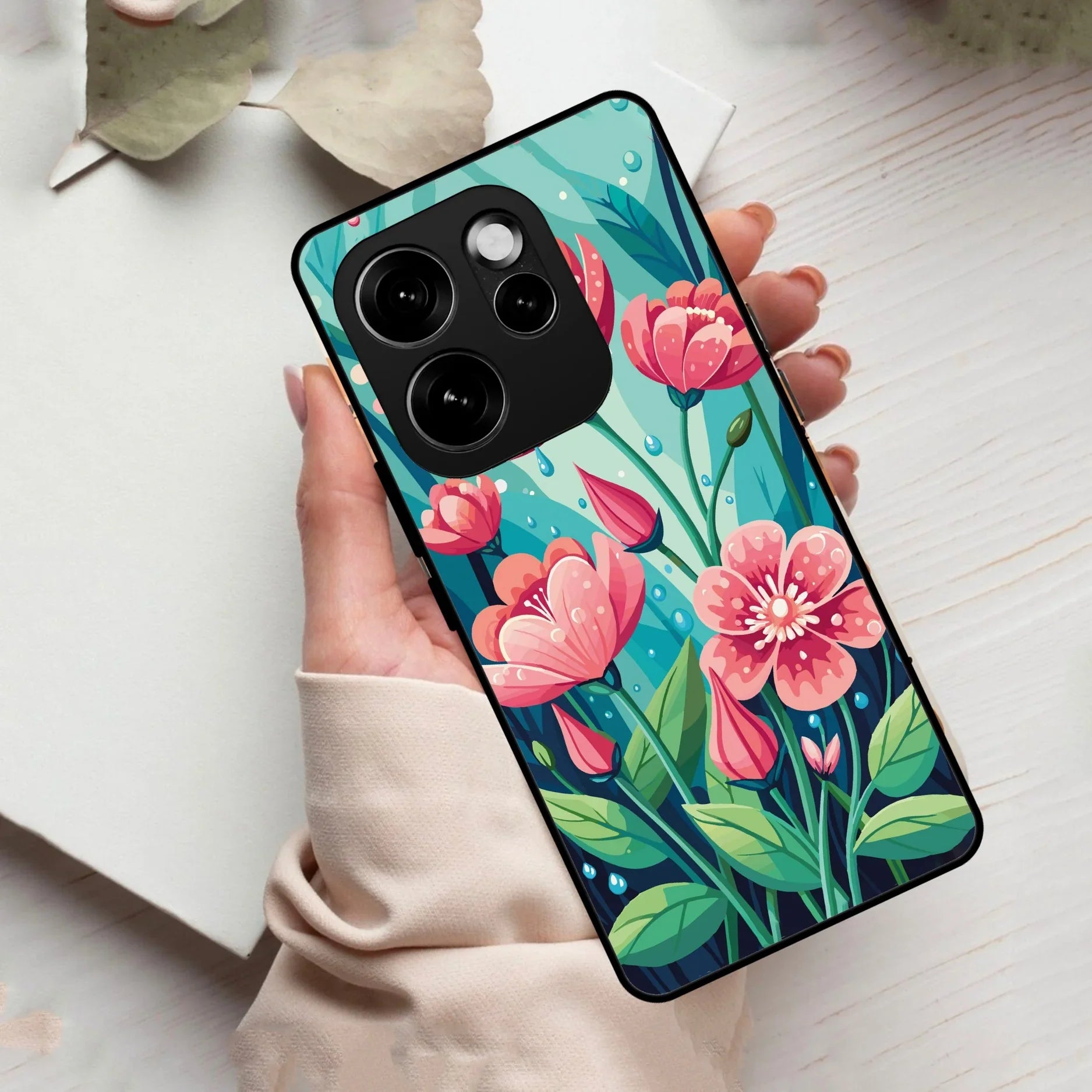 Tears of Spring Glass Case Cover For Oppo