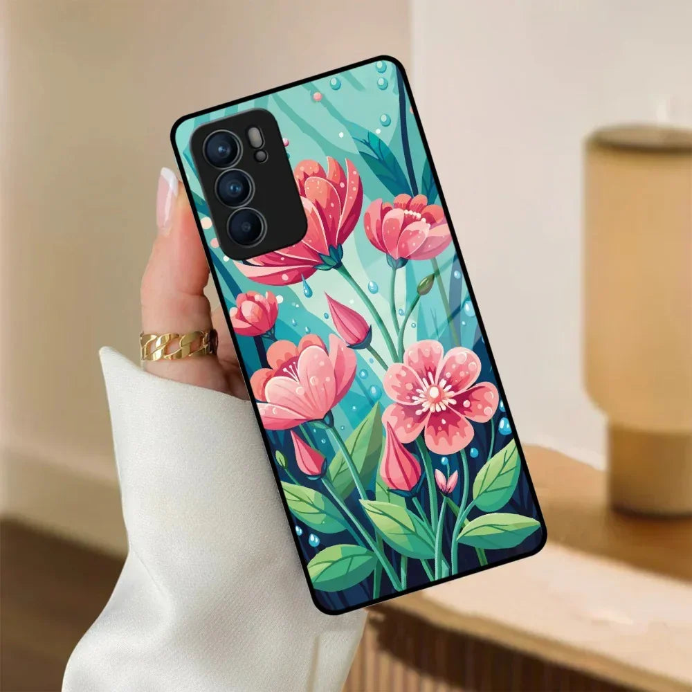 Tears of Spring Glass Case Cover For Oppo - ShopOnCliQ