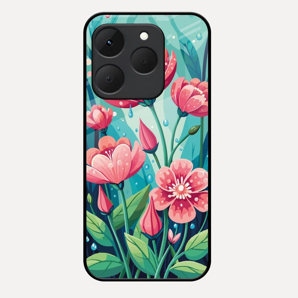 Tears of Spring Glass Case Cover For Realme 15T 5G