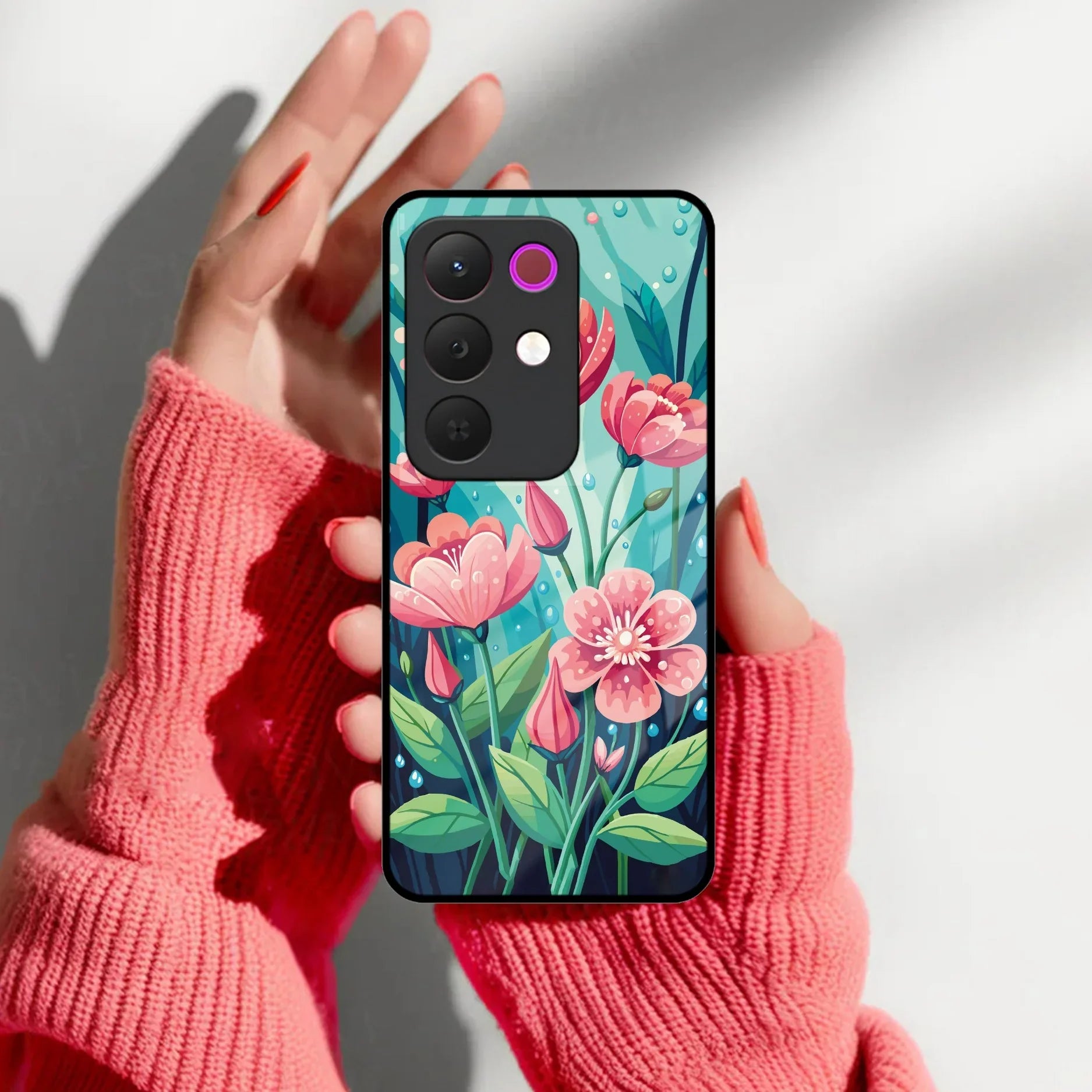 Tears of Spring Glass Case Cover For Realme/Narzo
