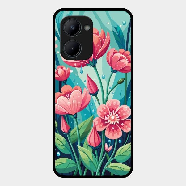 Tears of Spring Glass Case Cover For Realme C33 2023