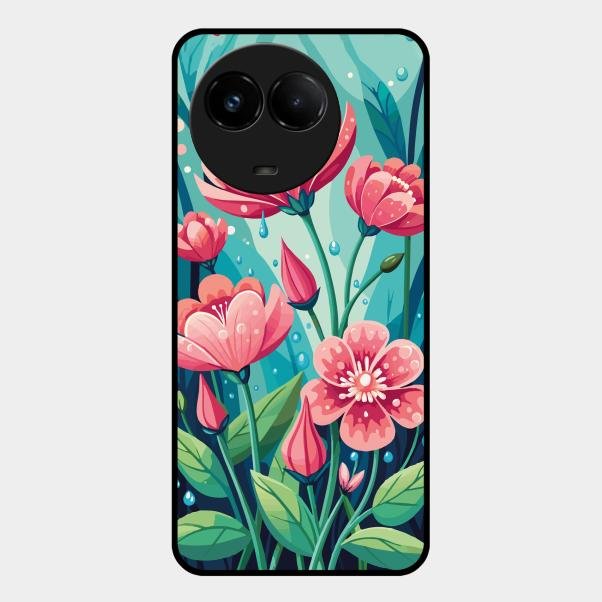 Tears of Spring Glass Case Cover For Realme C67 5G