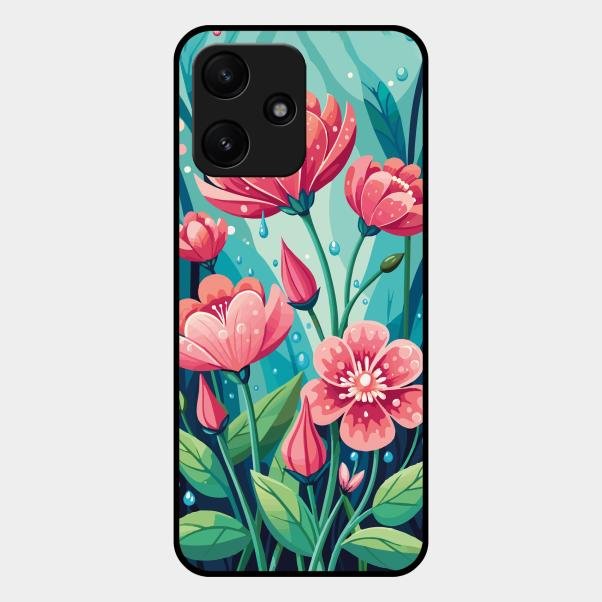 Tears of Spring Glass Case Cover For Redmi 12 5G