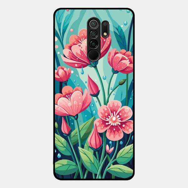 Tears of Spring Glass Case Cover For Redmi 9 Prime